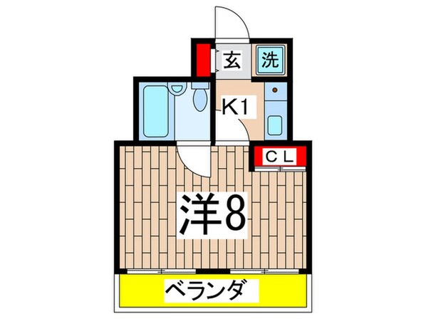 シャンテ吉野町の物件間取画像